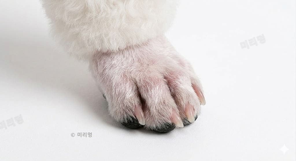 발 모양 — 닭발컷 예시 사진