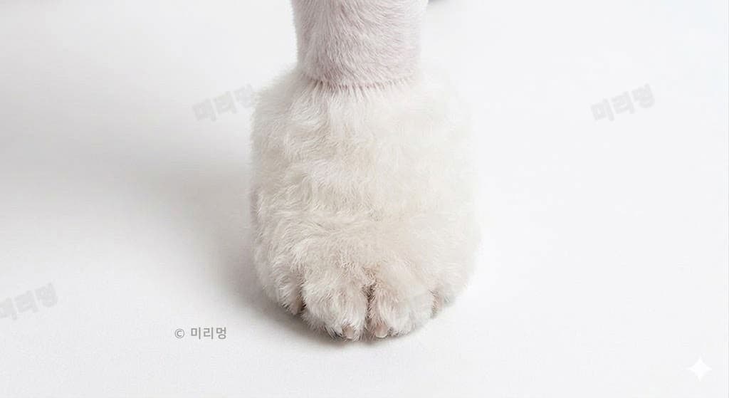 발 모양 — 양말컷 예시 사진